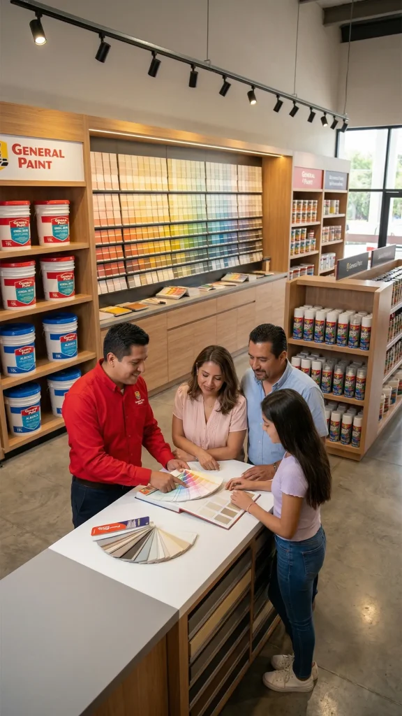 Cómo abrir una tienda de pinturas con imagen y respaldo de General Paint