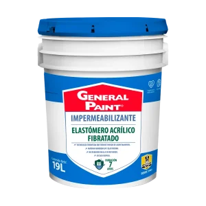 Impermeabilizante elastómero acrílico fibratado 7 años General Paint
