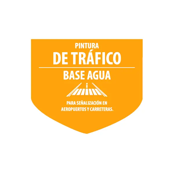 Pintura de tráfico base agua General Paint para carreteras, estacionamientos y señalización vial
