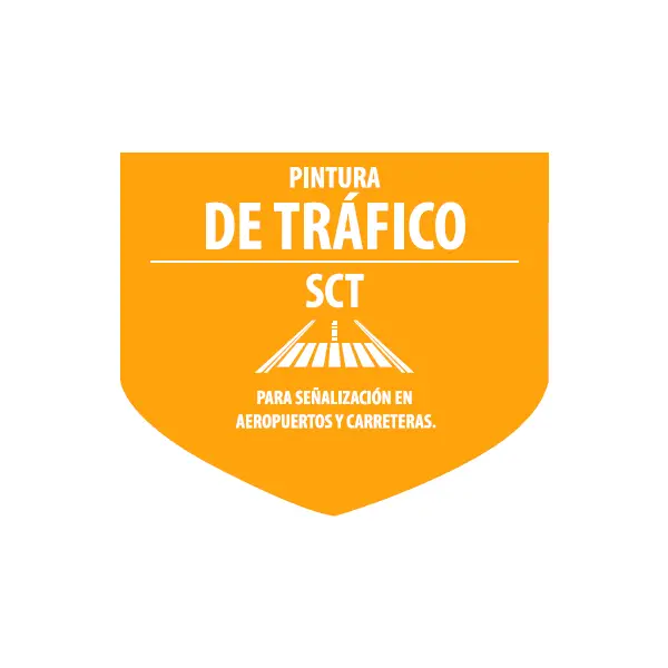 Tráfico SCT General Paint para señalización vial sobre concreto y asfalto